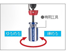 高圧ねじ打機 WF3H メタリックグレー